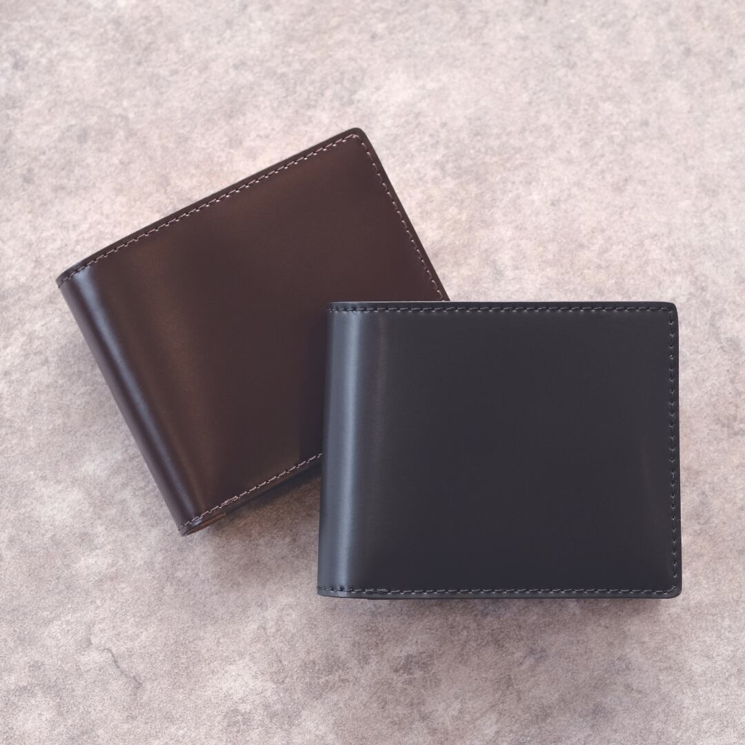 コードバン 二つ折り薄型カード入れ(日本製）