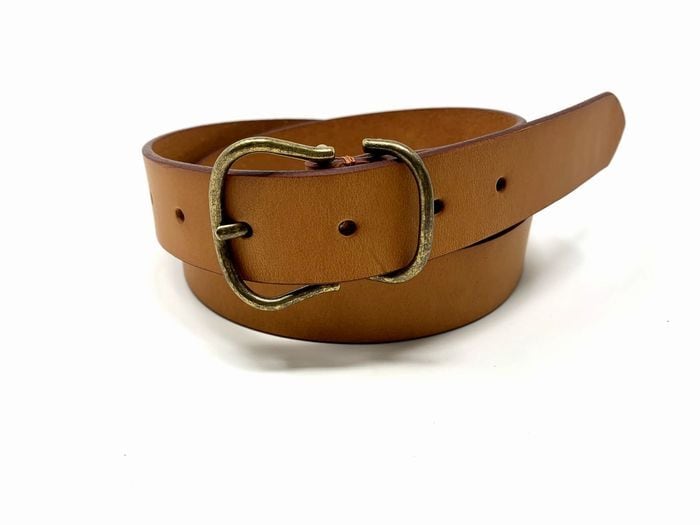 FULL GRAIN 30mmデザインバックルレザー ベルト
