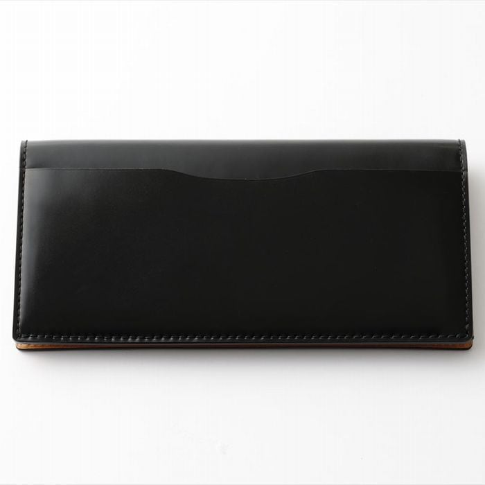 コードバン 二つ折りロングウォレット　長財布（日本製）