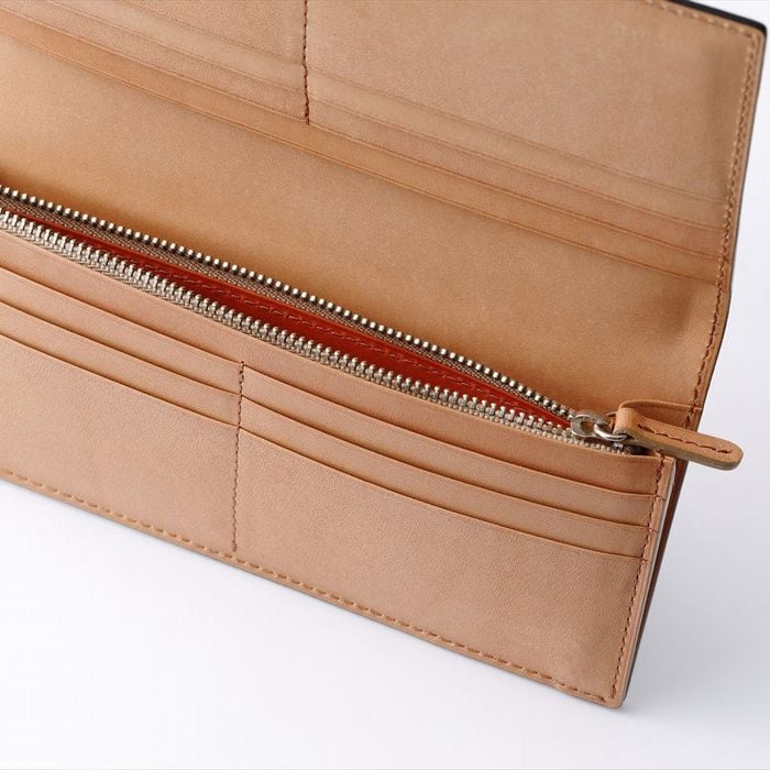 コードバン 二つ折りロングウォレット　長財布（日本製）