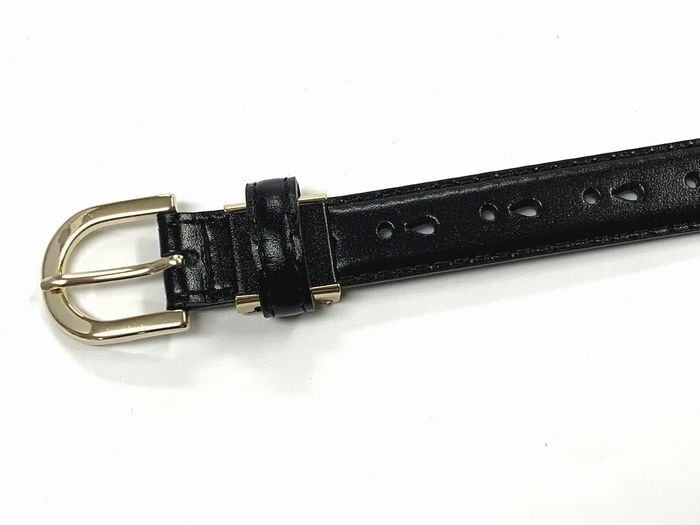 パンチングレザーベルト（日本製）